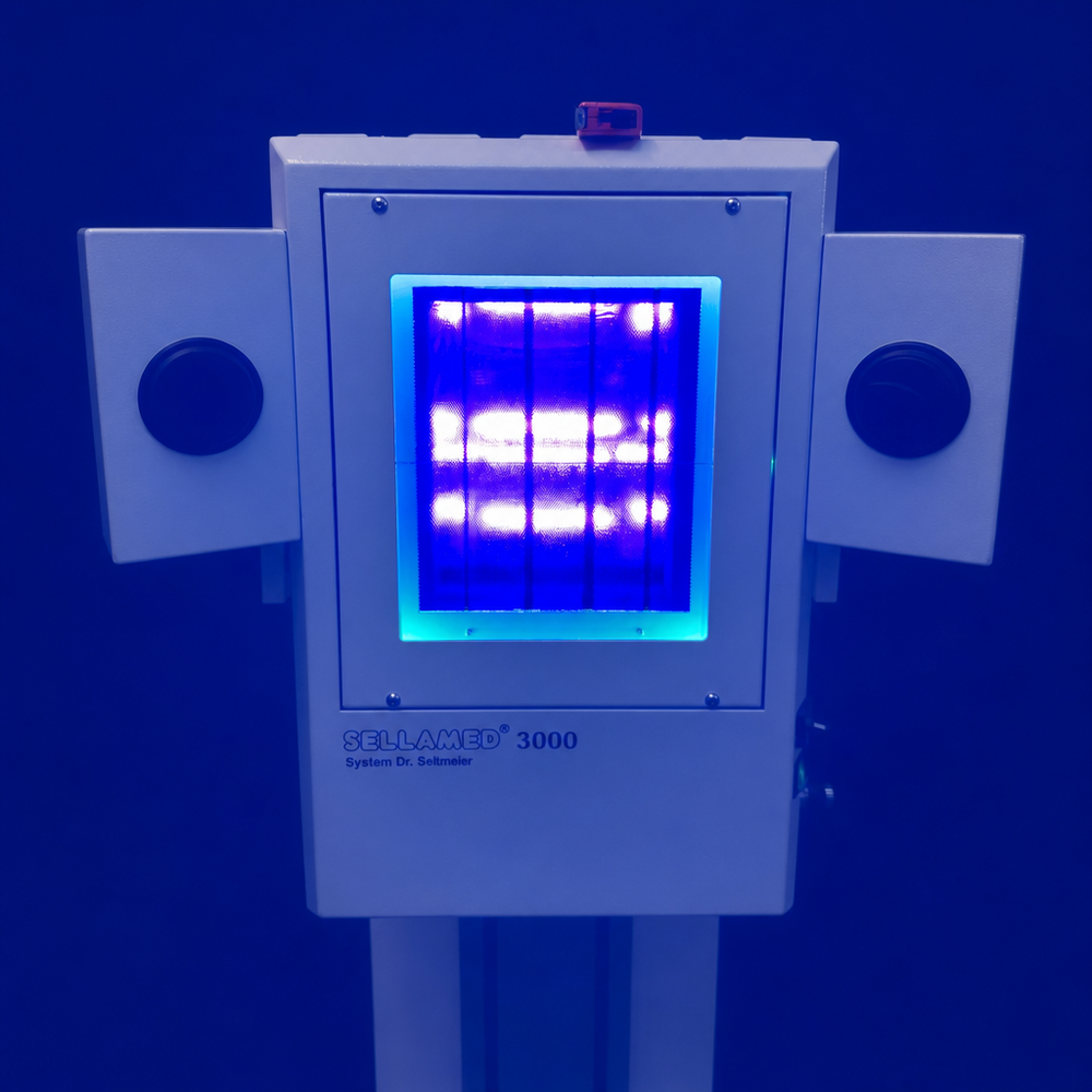 Sellamed 3000 UVA 1 Part-Body Radiation System for localized dermatology phototherapy