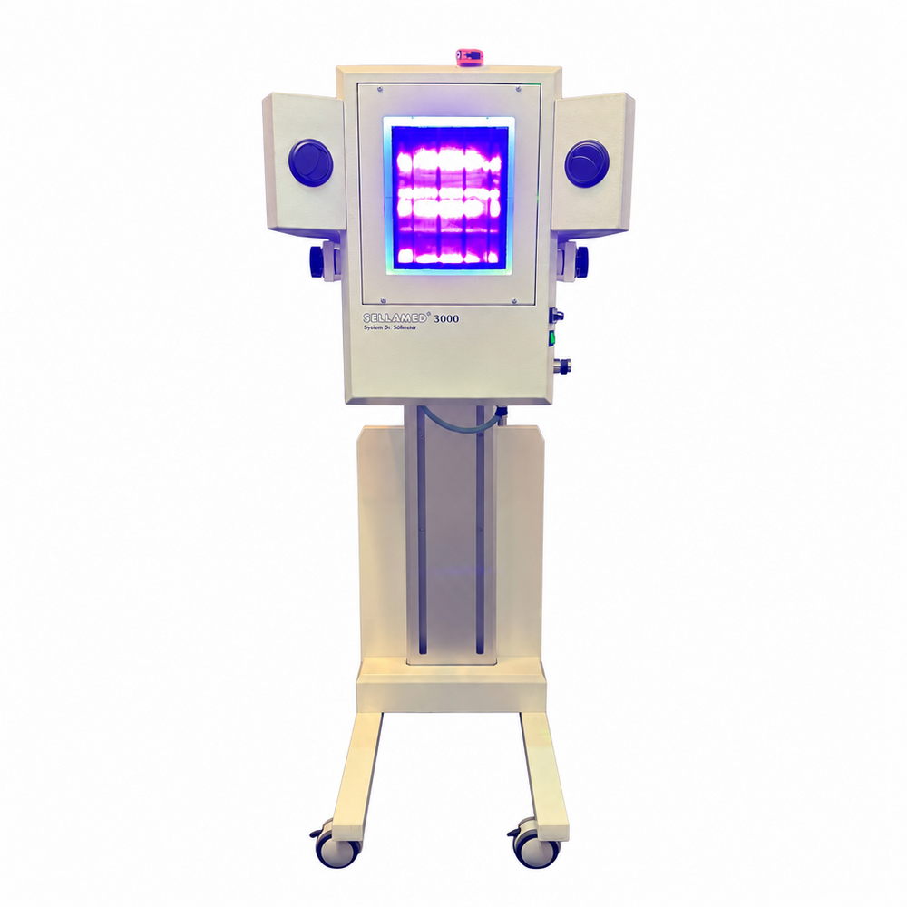 Sellamed 3000 UVA 1 Part-Body Radiation System for localized dermatology phototherapy